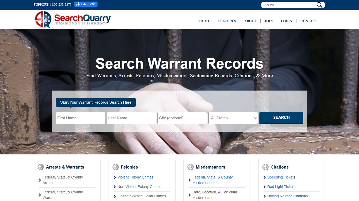 Warrant Records Lookup - SearchQuarry.com